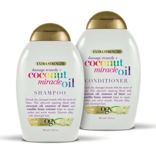OGX Coconut Miracle Oil Shampoo & Conditioner Pack (13oz. x 2)