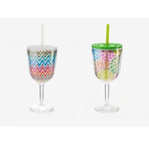 Formation Insulated Wine Glass with Lid & Straw (2 Options)