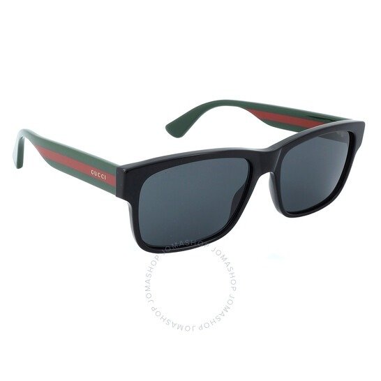 Grey Square Men's Sunglasses GG0340S 006 58
