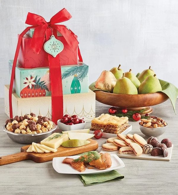 Tower of Treats&#174; Deluxe Holiday Gift