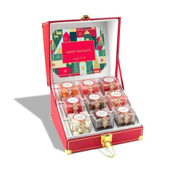 Happy Holidays 9 Piece Mini Candy Trunk
