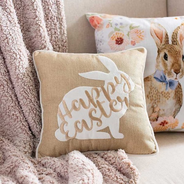 Neutral Bunny Pillow
