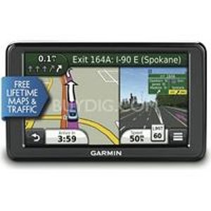 Refurb Garmin Nuvi 2555LMT 5&quot; GPS System with Lifetime Map Traffic Updates and Case