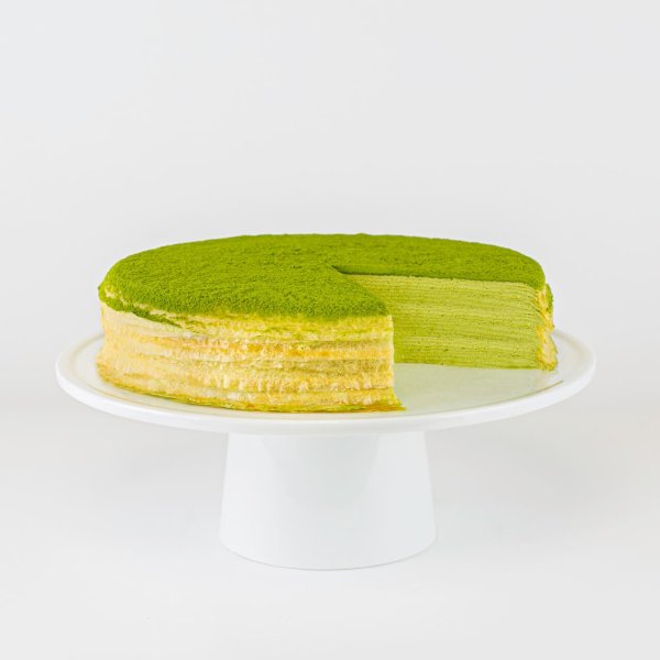 Green Tea Mille Crêpes - 9 inches