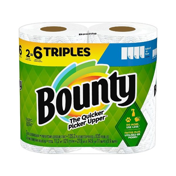 Select-A-Size Paper Towels, 2-Ply, 135 Sheets/Roll