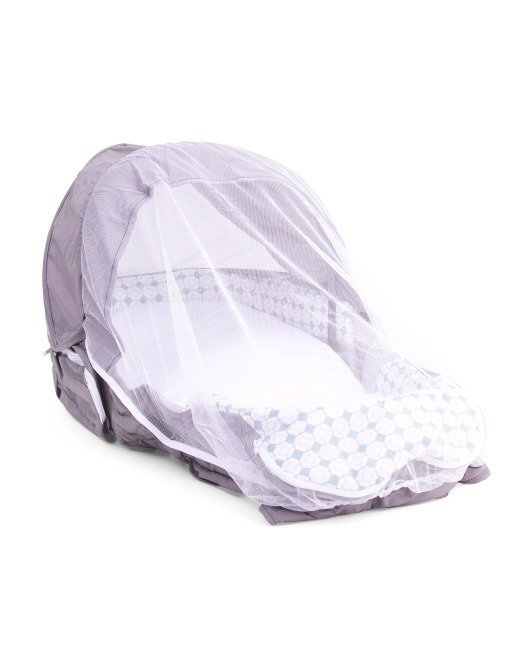 带网罩婴儿便携床