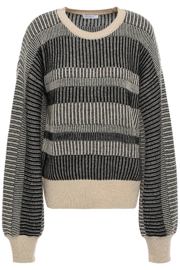 Aubin wool and cashmere-blend jacquard sweater