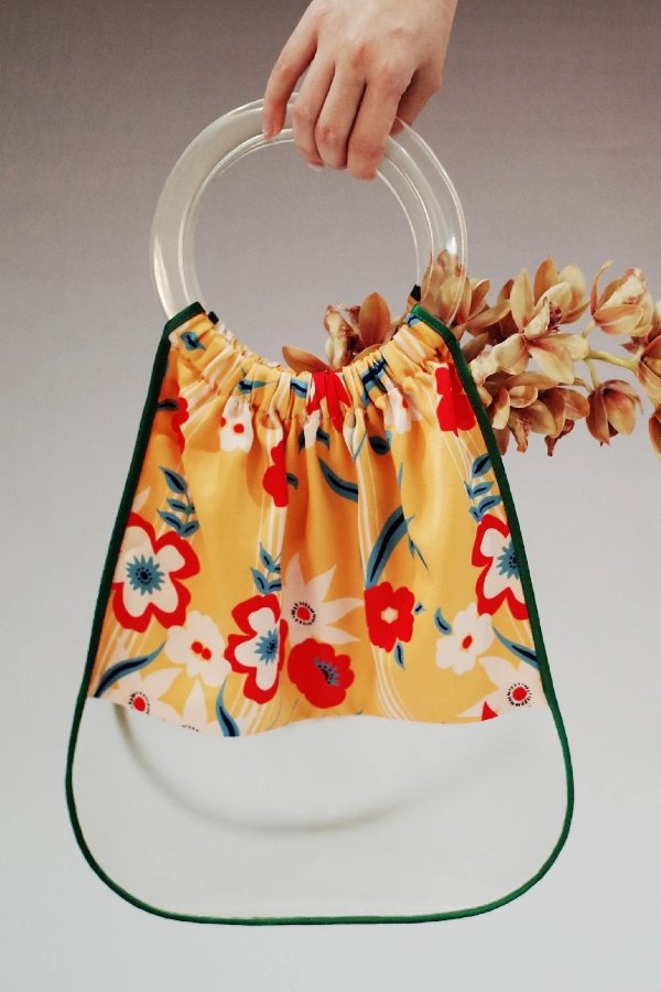 Fussed | Floral Fabric-style Handbag