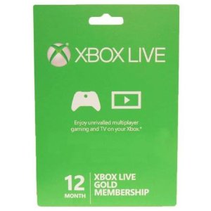 Microsoft Xbox LIVE 12 Month Gold Membership for Xbox 360 / XBOX ONE
