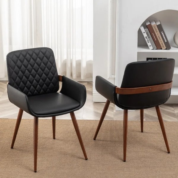 Kopelynn Modern Upholstered Dining Room Chair (Set of 2)