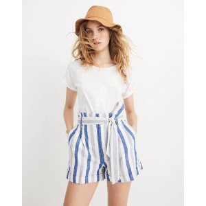Madewell 条纹短裤