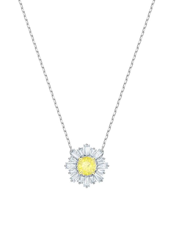 Sunshine Swarovski Crystal Pendant Necklace