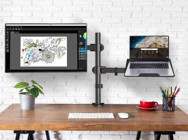 Monitor and Laptop Mount 22lbs 27"