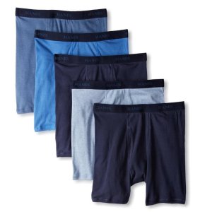 Hanes Men's 5 Pack Ultimate Dyed Boxer Brief - Colors May Vary