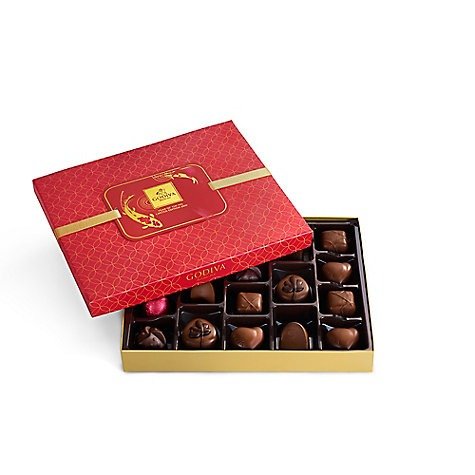 2019 Chinese New Year Assorted Chocolate Gift Box, 18 pc
