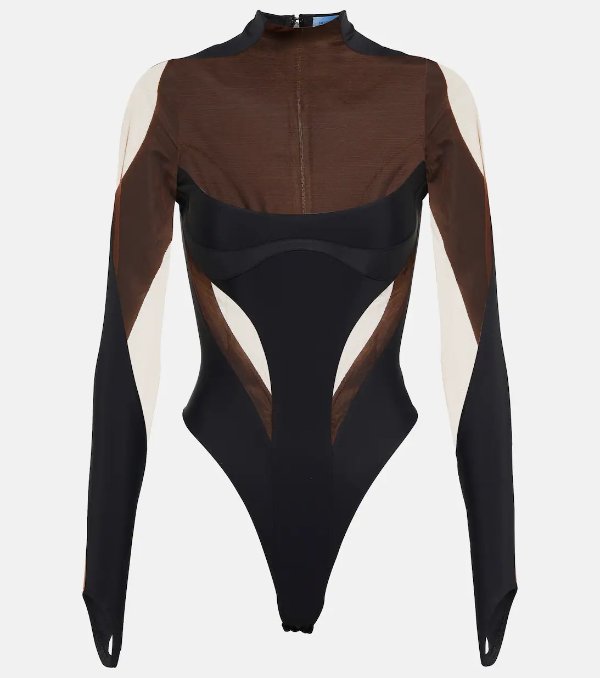 Paneled bodysuit