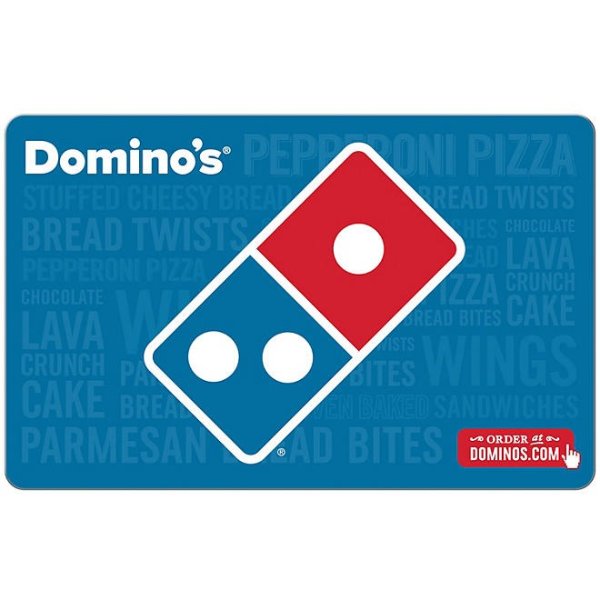 Domino's $50电子礼卡促销