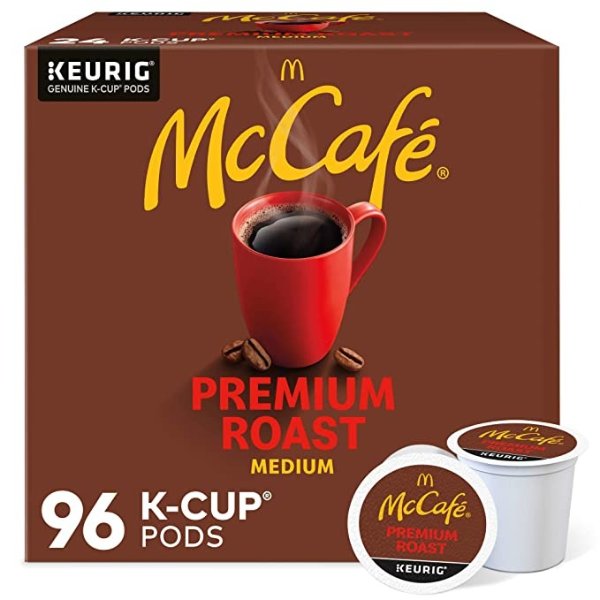 Premium Roast, Keurig Single Serve K-Cup Pods, Medium Roast Coffee Pods, 96 Count