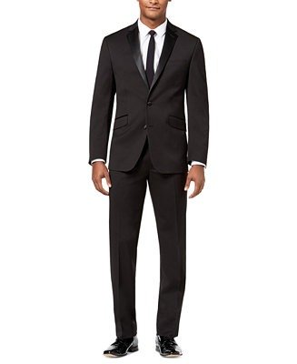 Men's Slim-Fit Ready Flex Tuxedo Suit