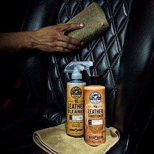 Chemical Guys Leather Cleaner and Conditioner Complete Leather Care Kit (16 oz) (2 Items)