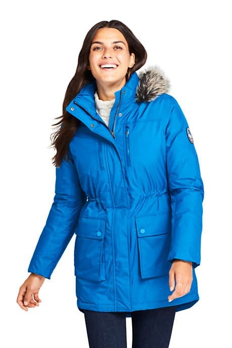 Women's Expedition Waterproof Down Winter Parka with Faux Fur Hood