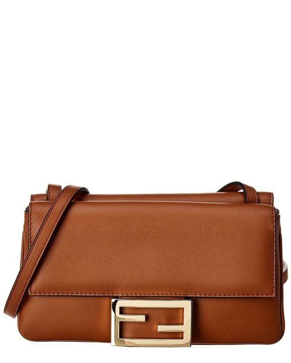 FF Baguette Small Leather Crossbody