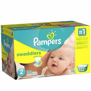 Pampers Swaddlers Diapers Size 2, 132 Count