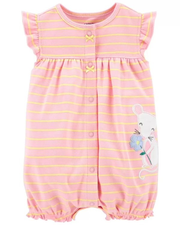 Mouse Snap-Up Romper