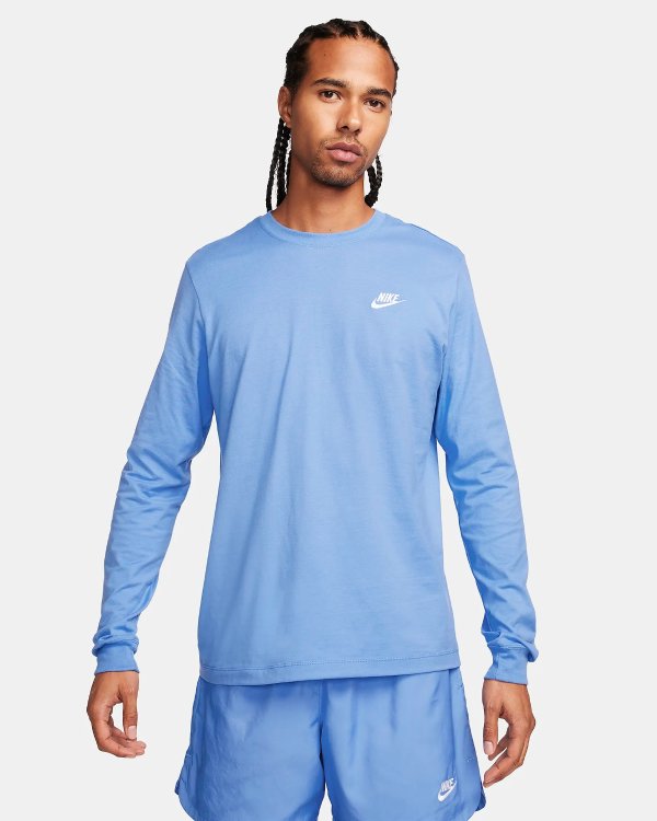 Nike Sportswear Club Men's Long-Sleeve T-Shirt. Nike.com