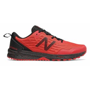 New Balance Men's NITREL v3 Trail Shoes Red with Black