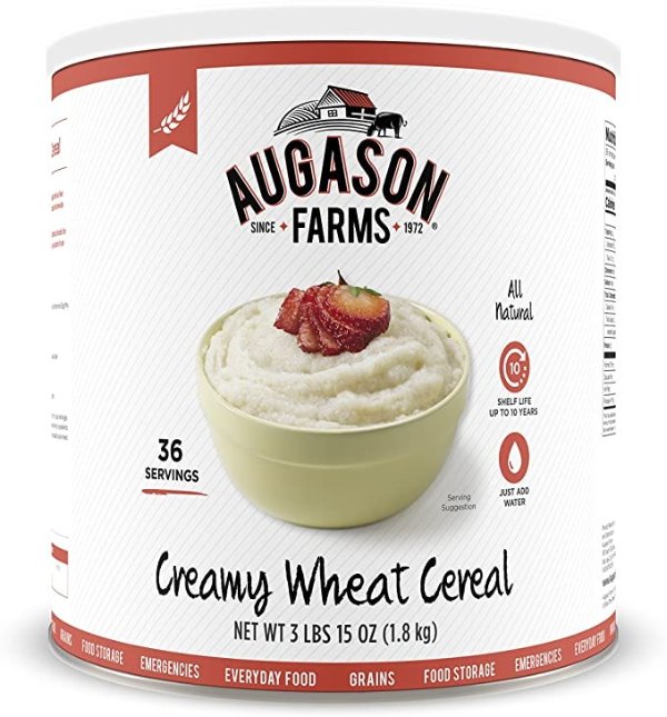 Creamy Wheat Cereal 3 lbs 15 oz No. 10 Can