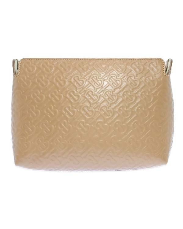 Monogram Leather Clutch Light Camel & Stone Handbag 8010956