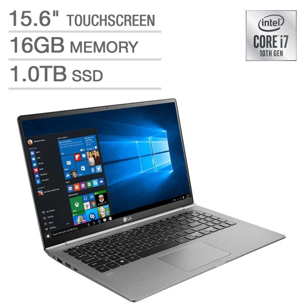 gram 15.6" Touchscreen Laptop - 10th Gen Intel Core i7-10510U - 1080p
