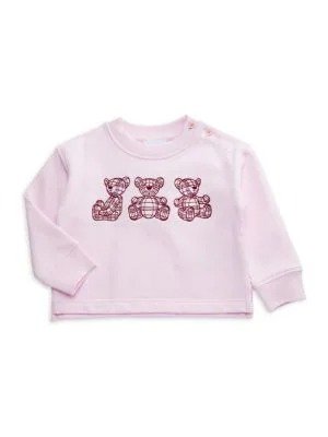 Baby Girl's & Little Girls Teddy Sweatshirt