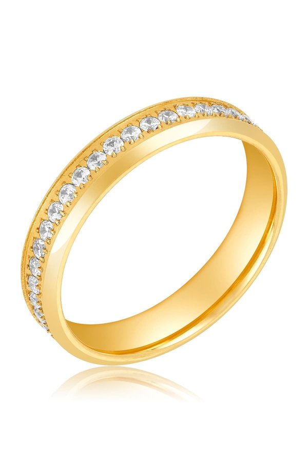 14K Yellow Gold Eternity Ring