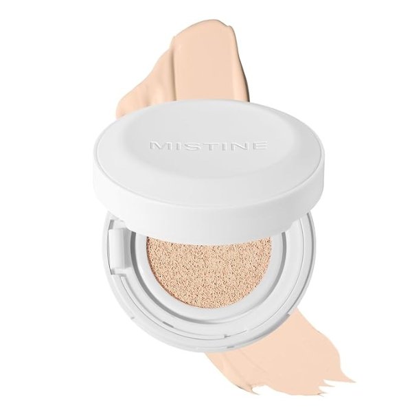 Magic Air Cushion Foundation Glow Hydrating Finish Medium Coverage Foundation Makeup for Dry Skin,24H Hydrating Long-Lasting Waterproof Smudge Proof-Ivory