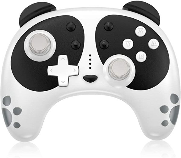 STOGA Wireless Pro Controller for Nintendo Switch, STOGA Panda Switch Controller with NFC Wake-up Function, Compatible with Switch Lite/PC, Support Motion Control Turbo Vibration 2021 New