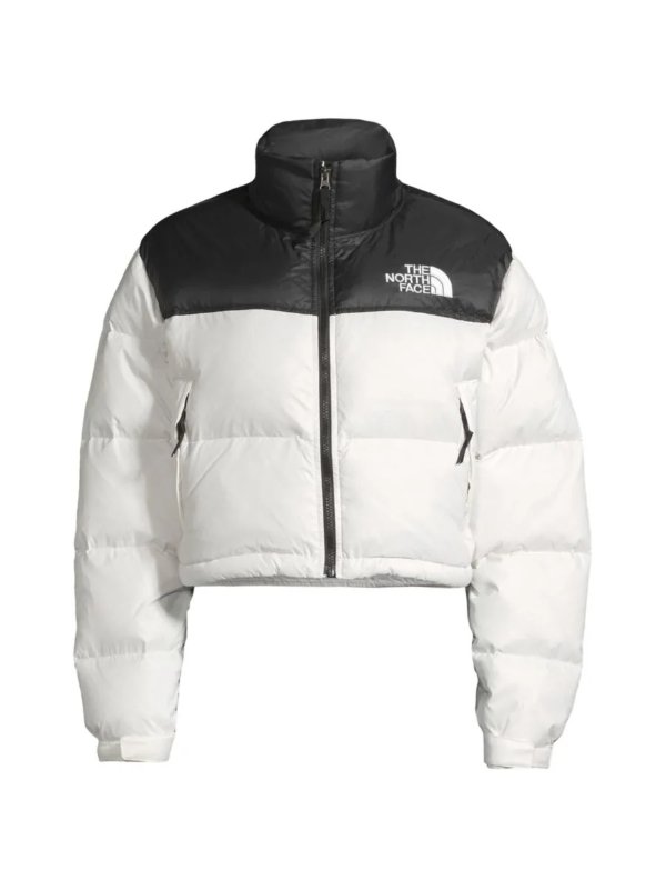 Nuptse Cropped Down Puffer Jacket
