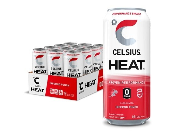 CELSIUS HEAT 能量饮料 Inferno Punch口味12oz 12罐