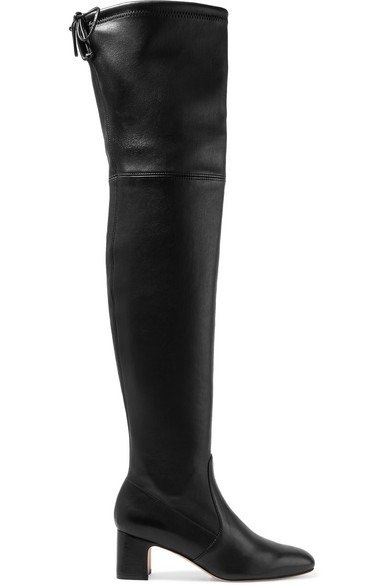 Kirstie leather over-the-knee boots