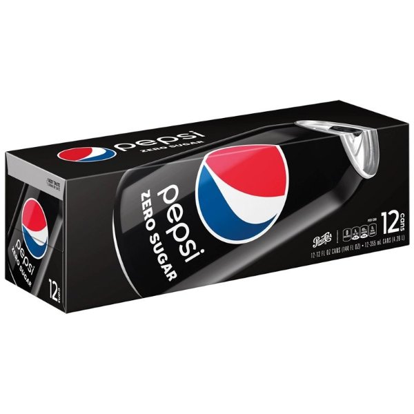 Pepsi 0糖可乐12罐