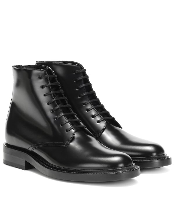 Army 20 leather ankle boots