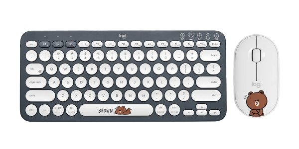 LINE FRIENDS Bluetooth Mouse and Keyboard Combo | Logitech