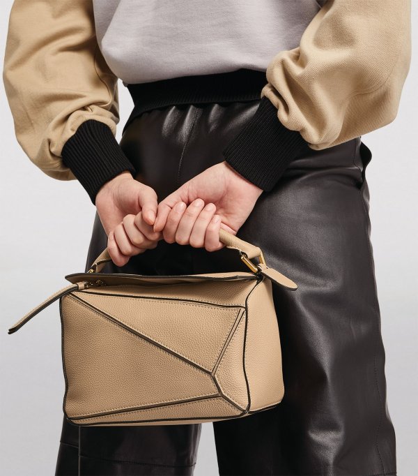 Small Leather Puzzle Bag | Harrods US