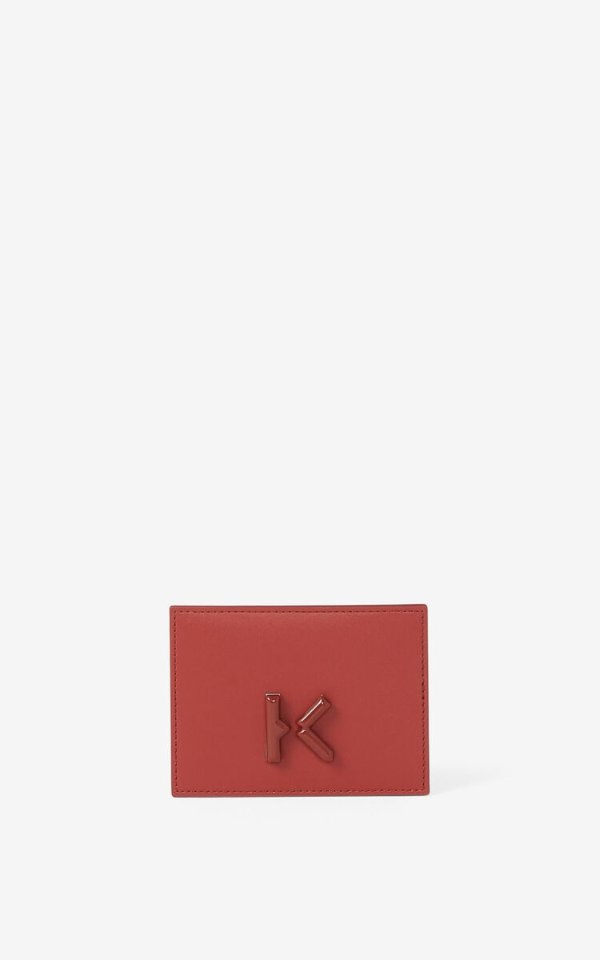 K leather card holder