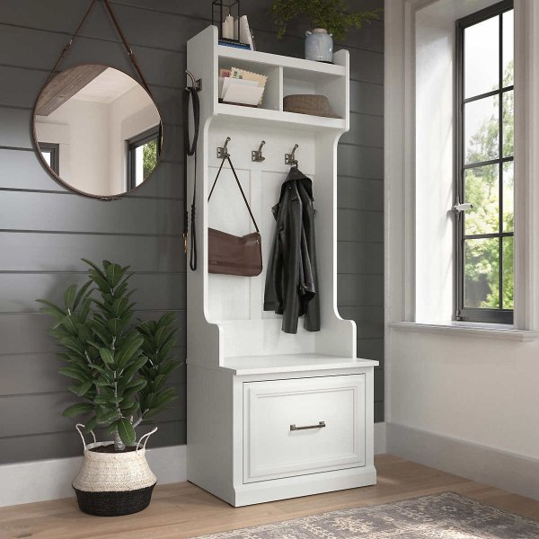 Storage Bench and Hall Tree 3 Hook