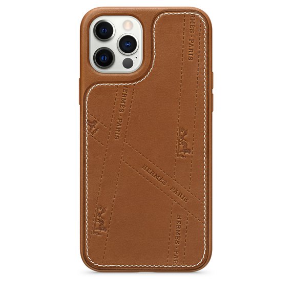 Hermès Bolduc Leather Case with MagSafe for iPhone 12 | 12 Pro