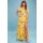 Heart of Marigold Yellow Tropical Print Wrap Maxi Dress