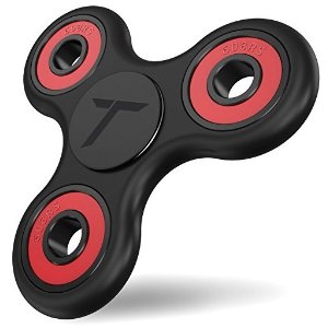 Trianium Fidget Spinner [Tripple Ranger] Prime Phone Stress Reducer Toy for Kid Student Adult [Premium Bearing] [Easy Flick+Spin] Single/both Hands Finger Figit Toys For Anxiety,Autism,Boredom