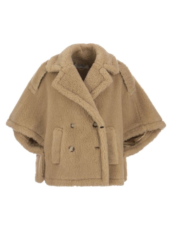 Short-Sleeved Teddy Coat